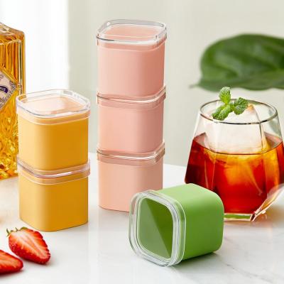 Ice Cube Mold  Durable Reusable Stackable  Cocktails Drinking Giant Ice Block Making Mould Kitchen Gadget Ice Maker Ice Cream Moulds