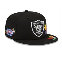 Top-quality NFL RaiderBest Selling Mens Womens Embroidered Casual Flat Brim Adjustable Hats