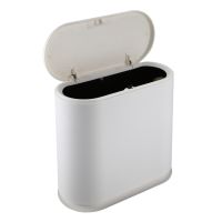 Pressing Type Plastic Trash Can Garbage Bin Waste Rubbish Dustbin For Home Trash Can Waste Bins Household Cleaning