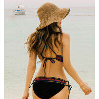 Bucket Wide Women Weave Shade Panama Summer Beach Straw Femme For Simple Sun Girl