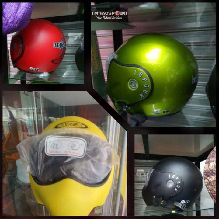 HELMAT TOPGUN JET FIGHTER FROM AVEX VERSION 2 VISOR GELAP Lazada