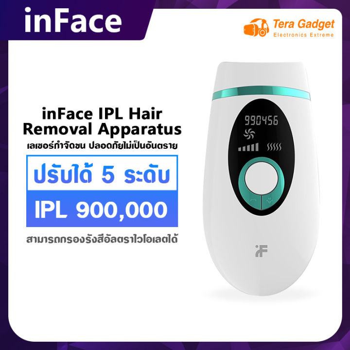 inface-ipl-hair-removal-instrument-เครื่องเลเซอร์กำจัดขน-เครื่องกำจัดขน-ipl-laser-hair-remover-เลเซอร์กำจัดขน-ปลอดภัยและสะดวกสบาย-by-tera-gadget
