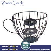 Wander Cloudly สไตล์นอร์ดิกที่จัดเก็บกาแฟถ้วยตู้เก็บของตะกร้าสำหรับเคาน์เตอร์ตู้เก็บของกาแฟอุปกรณ์เสริมสำหรับกาแฟ