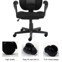 5Pcs Universal 360 Degree Swivel Wheel Replacement Office Chair Caster Silent Floor Protecting Rubber Roller Furniture Hardware