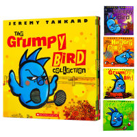 Angry birds 4 volume collection the grumpy bird collection English original picture book childrens emotional and moral education parent-child bedtime reading English Enlightenment humor funny picture story book naughty bird