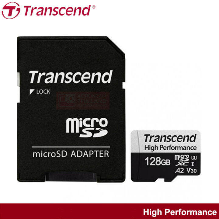 transcend-high-performance-microsd-card-128gb-r-100mb-s-w-85mb-s-เมมโมรี่-สำหรับ-โทรศัพท์-เครื่องเล่นเกมส์-nintendo-รับประกัน-2-ปี