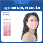 Khẩu trang PITTA Mask màu hồng nội địa Nhật ngăn tia UV, khói bụi