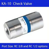 Free shipping KA-10 3/8 and 1/2 Inner Thread Diameter One Way Air Pneumatic Check Valve