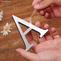 ✽℗﹍ Acrylic Mirror 3D Alphabet House Number Wall Sticker English Alphabet Sticker Decoration Wedding love letters Decorative