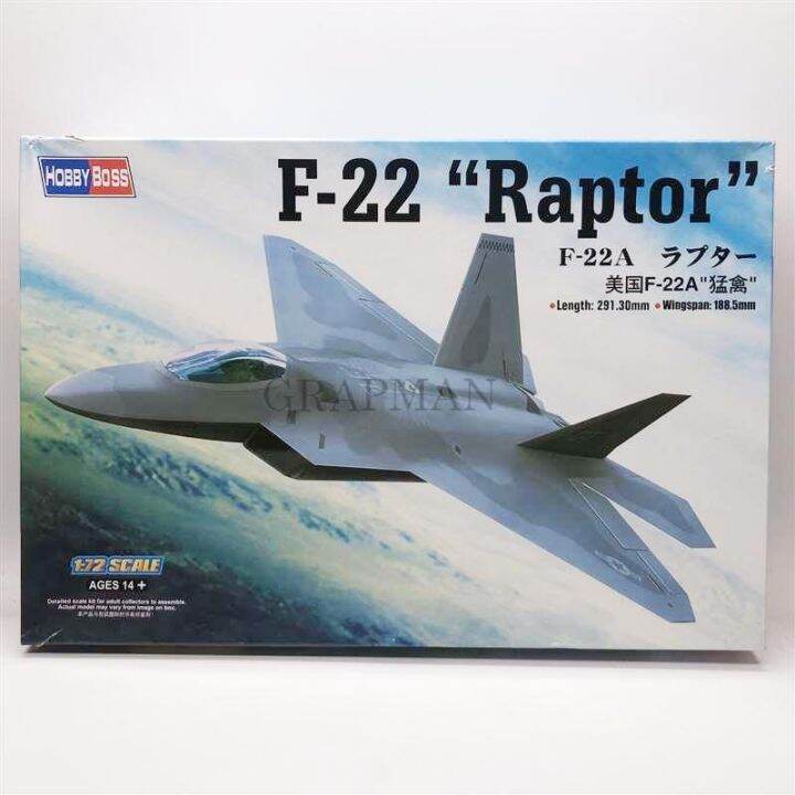 1/72 F-22A Raptor Stealth Fighter American Advanced F22 Assembly ...