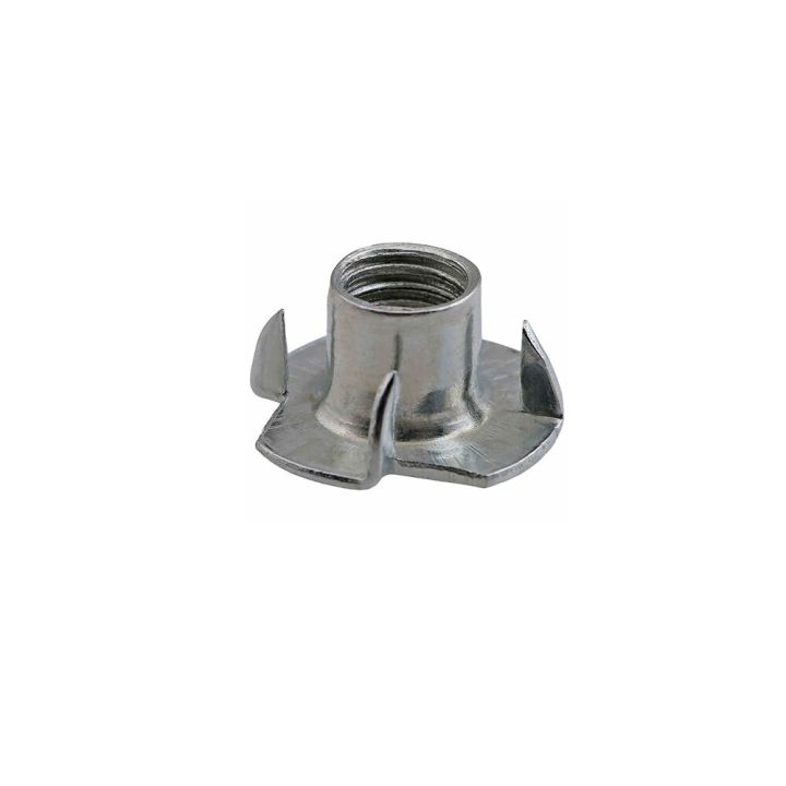 four-claws-speaker-nut-t-nut-blind-pronged-insert-tee-nut-for-wood-furniture-hardware-thickened-steel-m3-m4-m5-m6-m8-m10-1-4-20-nails-screws-fastener