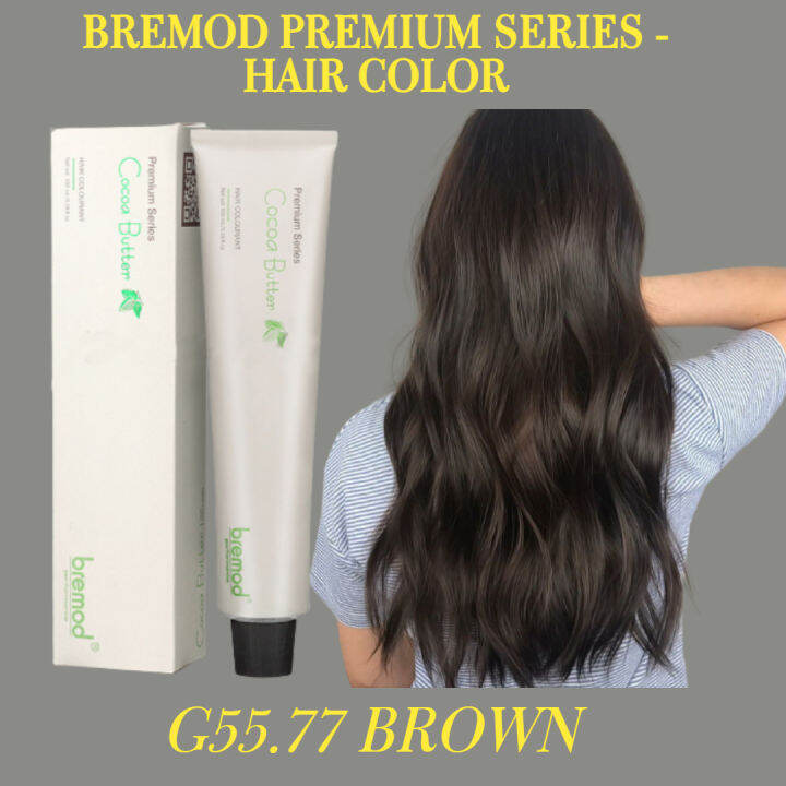 Bremod Premium Series Cocoa Butter Hair Color 100ML G5577 BROWN