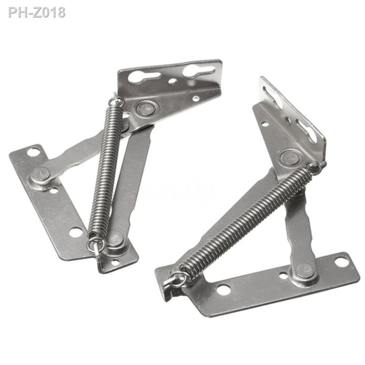 2pcs-left-right-stainless-steel-cabinet-door-lift-up-flap-80-degree-sprung-hinges-for-folding-sofa-bed-support-cupboard-kitchen