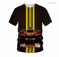 Ferrari2023 (สต็อกเพียงพอ) F1 Scuderia Signature 3D T-Shirt 25คุณภาพสูง size:S-5XL