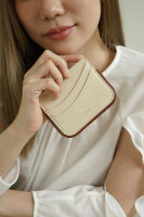 Lunar - Card Holder (Sand) กระเป๋าใส่บัตรผลิตจากหนัง vegan leather 100%