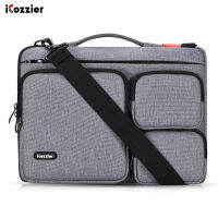 iCozzier 13.315.6 inch Thri-Sidepocket Laptop Sleeve with Handle and Shoulder Strap Laptop Briefcase for 1315 Inch Ultrabook