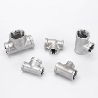 Three-way Adapter 1/2＂3/4＂1＂1-1/4＂BSP Female Thread Connector Coupler 304 Stainless Steel Pipe Fitting Reducing Joint Tee