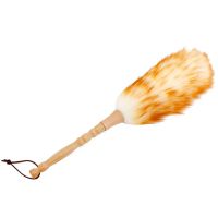 Non Static Dust Brush Household Feather Wool Duster Removal Dusting Broom Long Handle Cleaning Tool