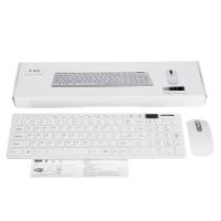 Hot 2.4G Wireless Keyboard And Mouse Combo Silent Keyboard Mouse Set Kit Ultra Slim Keyboard With Film For Laptop PC