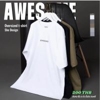 เสื้อเลือกตั้ง AWESOME | Oversize She Design เรียบง่าย ใส่สบายมากๆS-5XL