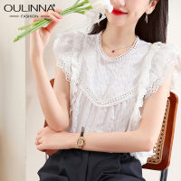 OULINNA เสื้อเบลาส์แขนพองสำหรับผู้หญิง,เสื้อเบลาส์แขนยาวสไตล์ฝรั่งเศสเสื้อเบลาส์ขนาดเล็กมีเอกลักษณ์และไม่ซ้ำใครสำหรับฤดูร้อน