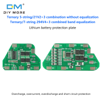 diymore 5S 5A 5S 10A 7S 5A 7S 10ABMS 21V Li-Ion Ternary ลิเธียมแบต-Ery-Protection แผงวงจรโมดูลชาร์จแบบสมดุล Li-Polymer