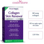 Viên uống Natrol Collagen Skin Renewal Advanced Beauty 120 viên Dạng Viên