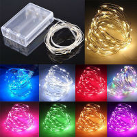 New 2M 3M 5M 10M Copper Wire LED String lights Holiday lighting Fairy Garland For Christmas Tree Wedding Party Decoration Fairy Lights