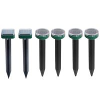 6 Pcs Mole Repellent,Outdoor Solar Sonic Mole Repeller,Gophers Repellent,Snake Repellent,for Lawn Garden Courtyard,Etc