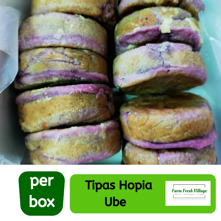 Farm Fresh Village Tipas Hopia Ube flavor 10 pieces per box Lazada PH