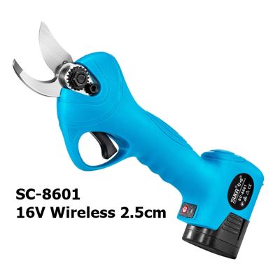 16.8V Pruning Scissors Cordless Pruner Lithium-ion Pruning Shear Garden Tools Cutting Wooden Branches With Two Battery