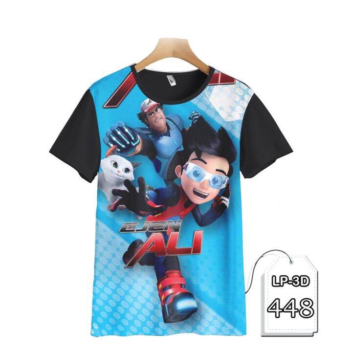Ejen Ali Printing Clothes 3D Children's Clothes Cartoon TV Series