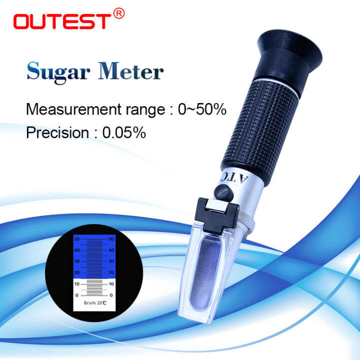 Digital Sugar Meter Brix Meter 050 Accuracy 0.5 Rz114 Auto
