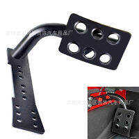 【cw】 Suitable JEEP Wrangler Pedal Left Foot Rest Pedal Modified Black For More Information, See ！