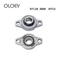 4PCS High Quality KFL08 8mm Black Oxide Pillow Block Rhombic Bearing Insert Linear Bearing Shaft Support CNC Part Zinc Alloy