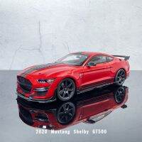 Maisto 1:18 GT500ฟอร์ดมัสแตงเชลบี้สีแดงใหม่ของขวัญของสะสมแบบจำลองรถจากโลหะอัลลอยด์รถสปอร์ตโมเดลของขวัญของเด็กผู้ชาย