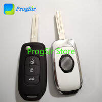 Original 3 Button 433MHz FSK Flip Remote Control Key For Renault Megane 4 Captur Kadjar Symbol With HiTag AES 4A Chip