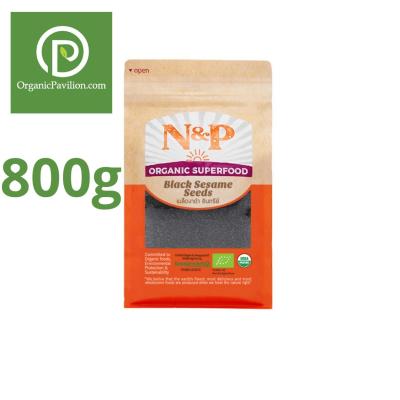 Natural &amp; Premium N&amp;P Organic งาดำ Organic Black Sesame Seeds (800g)