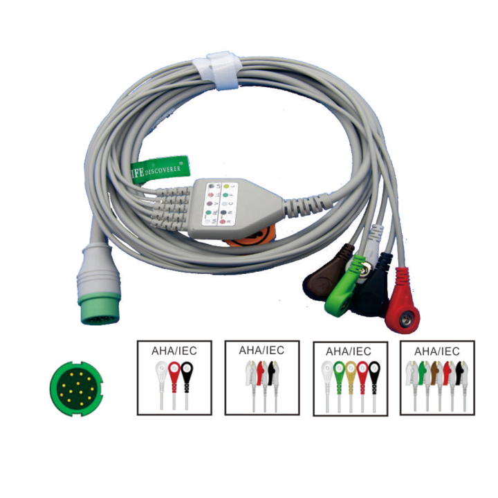 Compatible with Biocare IM12 Patient Monitor, AHA Specification, ECG ...