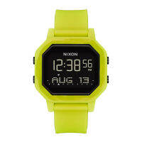 Nixon Siren รุ่น NXA13115154-00 นาฬิกาข้อมือผู้ชาย สายซิลิโคน สีเขียว หน้าปัด 38 มม.