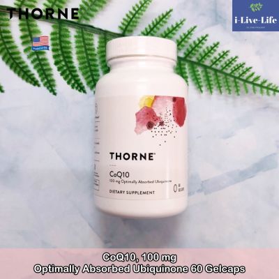 71% OFF ราคา Sale!!! EXP:09/2023 โคคิวเทน CoQ10 Q10 Q-10 CoQ10, 100 mg Optimally Absorbed Ubiquinone 60 Gelcaps - Thorne