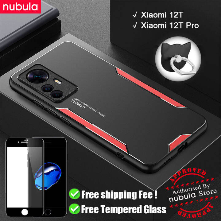 nubula-สำหรับ-xiaomi-12t-pro-mi-12t-6-67-นิ้วปลอกโลหะอลูมิเนียมเคลือบกลับกรณีป้องกันรอยขีดข่วนเปลือกโทรศัพท์มือถือ-xiaomi-12ครั้ง-pro-ปกผู้ถือแหวนฟรีกระจกนิรภัยป้องกันหน้าจอสำหรับ-xiaomi-12ครั้ง-pro-1