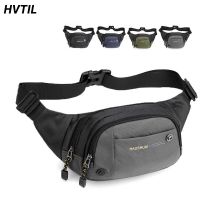 HVTIL Outdoor Sport Hip Belt Fanny Pack Nylon Waist Bag Men Travel Running Small Motorcycle Versatile Simple Crossbody Chest Bag