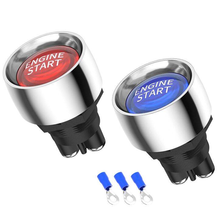 1PC Car Engine Start Ignition Switch 12V 50A 3 Pin SPST Momentary