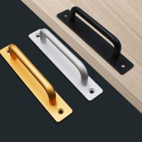 1pc Sliding Door Handle Aluminum Alloy Pull Push Door Handle For Balcony Gate Window Furniture Accessories With Screw