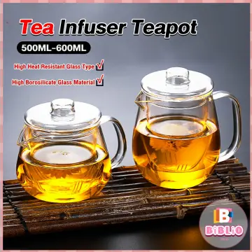 1l/1.8l Water Kettle With Lid Transparent Borosilicate Glass Teapot  Heat-resistant Clear Tea Pot Flower Tea Kettle Home Tools - Water Kettles -  AliExpress