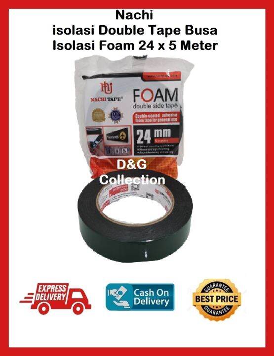 Isolasi Double Tape Busa Isolasi Foam X Meter Nachi Lazada Indonesia