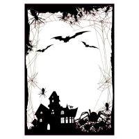 Halloween Castle Transparent Clear Silicone Stamp Seal For DIY Scrapbooking Photo Album Decorative