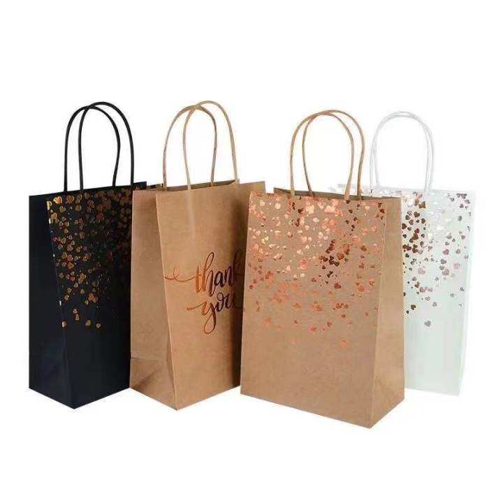 21cm Portable Paper Bags Thank You Gift Packaging Bag for Thanksgiving ...