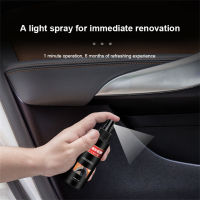 120Ml Car Scratch Repair Liquid Polishing Spray Plastic Parts Retreading Agent Tire-wheel Dedicated Refurbishing Agent Tire Steering Wheel Leather Seat Plastic Surface Cleaning Spray Refurbishment Car Accessories